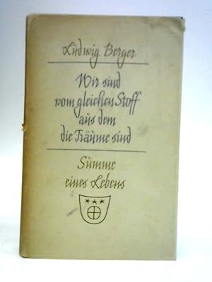 Imagen del vendedor de Wir Sind Vom Gleichen Stoff Aus Dem Die Träume Sind a la venta por World of Rare Books