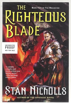 Seller image for The Righteous Blade by Stan Nicholls (First Edition) for sale by Heartwood Books and Art