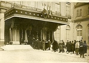 "MINISTÈRE DE LA GUERRE le 9 Janvier 1932 (Décès de Mr MAGINOT)" Photo de presse originale G. DEV...