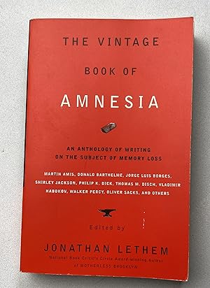 Imagen del vendedor de Vintage Book of Amnesia : an anthology a la venta por Light and Shadow Books