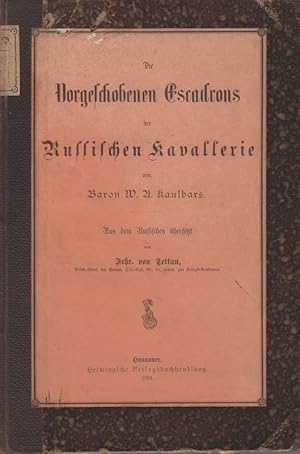 Die vorgeschobenen Escadrons der russischen Kavallerie.