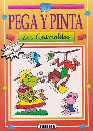 Imagen del vendedor de Pega y pinta. Los animalitos. Contiene 18 pegatinas. Edad: 3+. a la venta por La Librera, Iberoamerikan. Buchhandlung