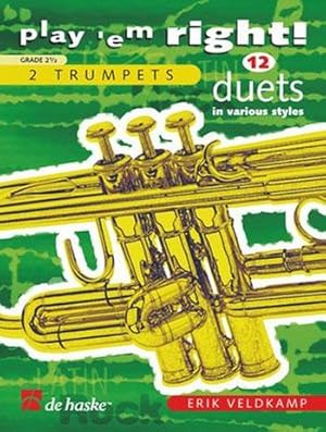 Bild des Verkufers fr Play \ em right: 12 Duets in various styles for 2 trumpets zum Verkauf von moluna