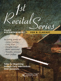 Bild des Verkufers fr First Recital Series for clarinet and piano piano accompaniment zum Verkauf von moluna