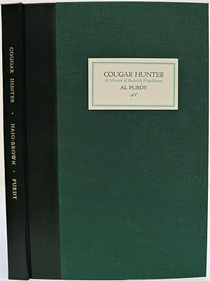 Cougar Hunter. A Memoir of Roderick Haig-Brown (Signed)
