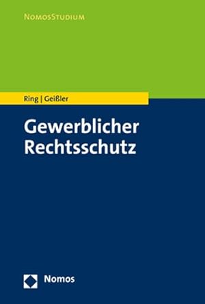Bild des Verkufers fr Gewerblicher Rechtsschutz -Language: german zum Verkauf von GreatBookPrices