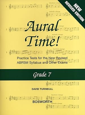 Bild des Verkufers fr David Turnbull: Aural Time! - Grade 7 (ABRSM Syllabus From 2011) Voice, Piano Accompaniment Aural zum Verkauf von moluna