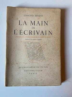 Imagen del vendedor de La Main de l'Ecrivain - Portraits Psychologiques d'aprs la Main a la venta por Librairie Axel Benadi