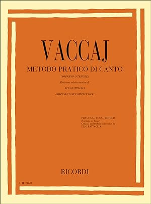 Bild des Verkufers fr Metodo pratico di canto (+CD) per soprano o tenore zum Verkauf von moluna