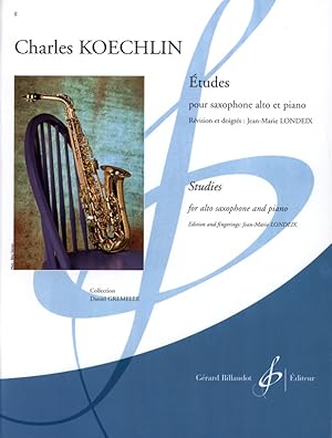 Seller image for 15 etudes pour saxophone alto et piano for sale by moluna