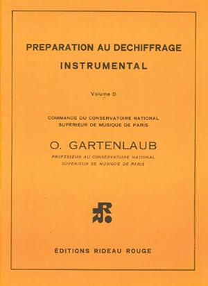 Image du vendeur pour Odette Gartenlaub, Prparation au dchiffrage instrumental - Vol D Theory Buch mis en vente par moluna