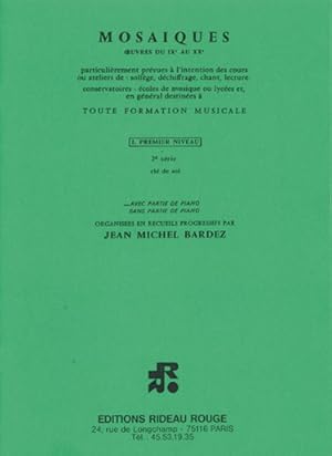 Imagen del vendedor de Jean Michel Bardez, Mosaques 1er Niveau - 2re Srie Alle Instrumente Buch a la venta por moluna