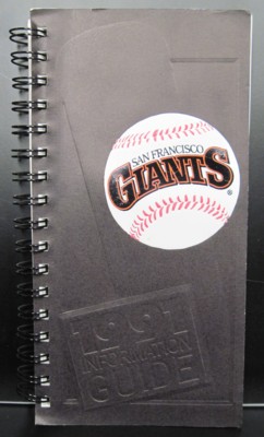 Seller image for 1991 SAN FRANCISCO GIANTS Information Guide for sale by Reflection Publications