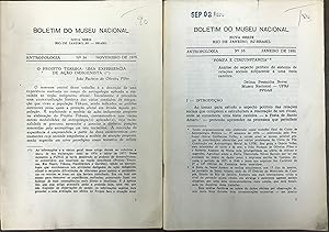 Seller image for Boletim do Museu Nacional. Nova Serie. Rio de Janeiro, RJ-Brasil. Antropologia. No. 34 and 35 (1979-1980) for sale by Zubal-Books, Since 1961