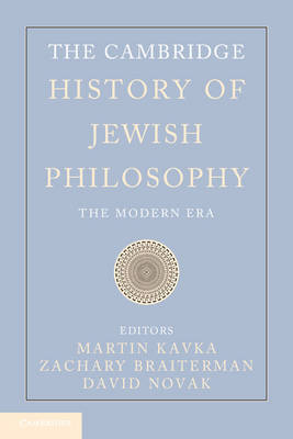 Bild des Verkufers fr Cambridge History of Jewish Philosophy zum Verkauf von Libro Co. Italia Srl