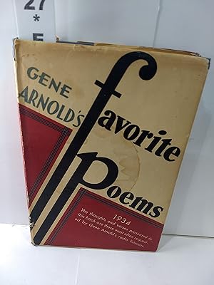 Gene Arnold's Favorite Poems 1934