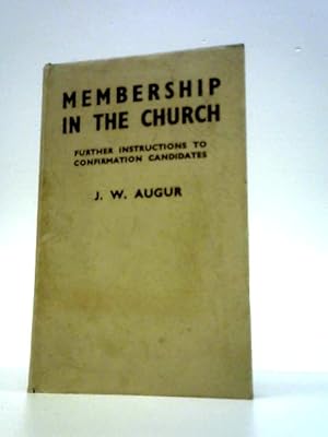 Seller image for Membership in the Church for sale by World of Rare Books