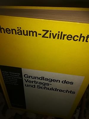 Seller image for Athenum Zivilrecht 1, Grundlagen des Vertrags- und Schuldrechts for sale by Verlag Robert Richter