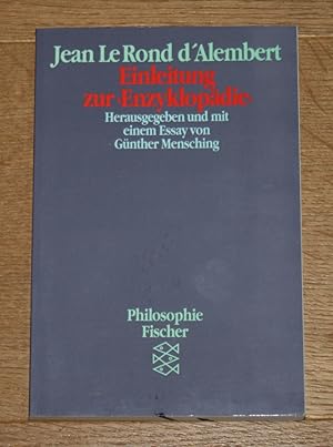 Imagen del vendedor de Einleitung zur "Enzyklopdie". a la venta por Antiquariat Gallenberger