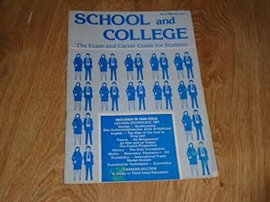 School and College The Exam and Career Guide for Students No. 5. 1981