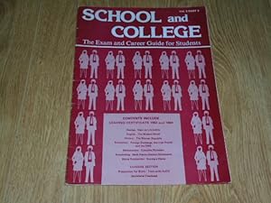School and College The Exam and Career Guide for Students Vol 3 Part 9.1983