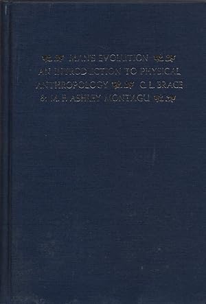 Bild des Verkufers fr Man's Evolution: An Introduction to Physical Anthropology zum Verkauf von Cider Creek Books
