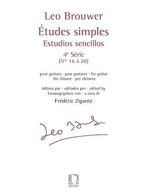 Bild des Verkufers fr tudes simples vol.4 (nos.16-20) pour guitare zum Verkauf von moluna