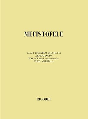 Mefistofele Libretto (en)