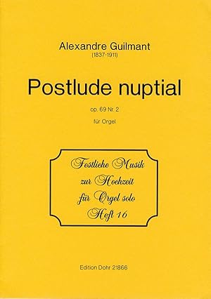 Seller image for Postlude nuptiale op.69,2 f¼r Orgel for sale by moluna