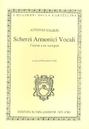 Bild des Verkufers fr Scherzi Armonici Vocali Canoni a 3 voci pari zum Verkauf von moluna