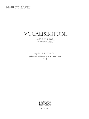 Seller image for Vocalise-tude en form de Habanera pour voix graves et piano for sale by moluna