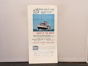 Coastal Steam Packet Co Ltd - Publicity Leaflet for cruises by P.S. Queen of the South (formerly ...