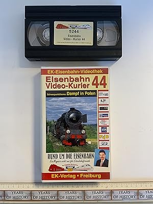 Dampf in Polen Videokassette VHS Eisenbahn Video-Kurier 44 Spieldauer: ca. 58 Minuten