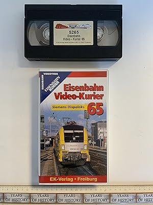 Siemens Dispoloks Videokassette VHS Eisenbahn Video-Kurier 65 Spieldauer: ca. 58 Minuten
