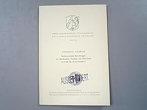 Imagen del vendedor de Rechtsstaatliche Bestrebungen im Absolutismus Preuens und sterreichs am Ende des 18. Jahrhunderts. (= Arbeitsgemeinschaft fr Forschung des Landes Nordrhein-Westfalen. Geisteswissenschaften; Heft 95). a la venta por Antiquariat Bookfarm