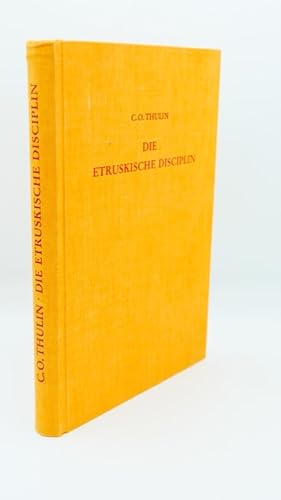Seller image for Die Etruskische Disciplin. Teil I-III. for sale by Librairie Le Trait d'Union sarl.