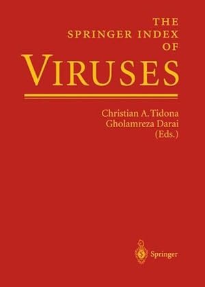 Seller image for The Springer Index of Viruses. for sale by Antiquariat Thomas Haker GmbH & Co. KG