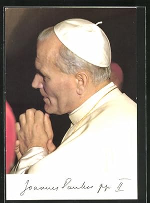 Bild des Verkufers fr Ansichtskarte Papst Johannes Paul II. zum Verkauf von Bartko-Reher