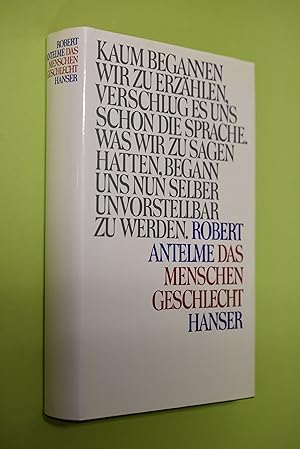 Bild des Verkufers fr Das Menschengeschlecht. Aus d. Franz. von Eugen Helml / Teil von: Anne-Frank-Shoah-Bibliothek zum Verkauf von Antiquariat Biebusch