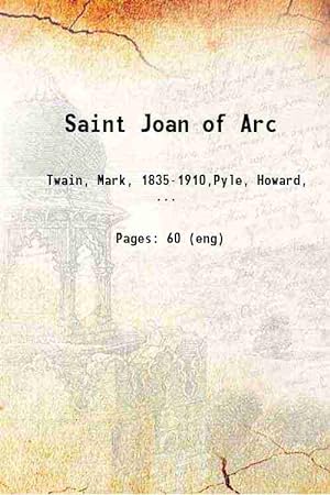Seller image for Saint Joan of Arc 1919 for sale by Gyan Books Pvt. Ltd.