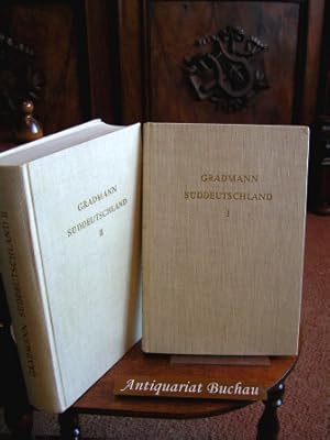 Süddeutschland. 2 Bände (komplett) . I: Allgemeiner Teil + II: Die Einzelnen Landschaften. Mit 49...