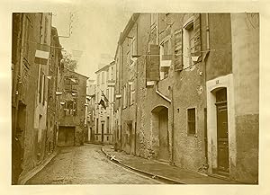 "Maison natale du Maréchal JOFFRE à Rivesaltes 1931" Photo de presse originale G. DEVRED / Agence...