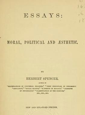 Image du vendeur pour Essays: Moral, Political and Aesthetic (New and Enlarged Edition) mis en vente par Exchange Value Books