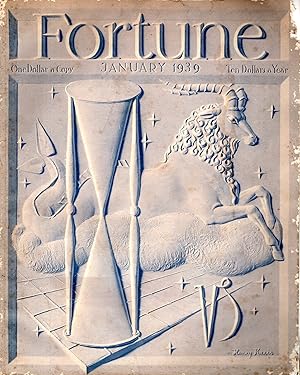 Immagine del venditore per Fortune Magazine, Volume XIX, No. 1: January,1939 venduto da Dorley House Books, Inc.