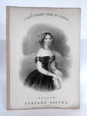 Seller image for I Can't Forget Thee If I Would for sale by World of Rare Books
