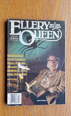 Image du vendeur pour Ellery Queen Mystery Magazine July 1987 mis en vente par Scene of the Crime, ABAC, IOBA