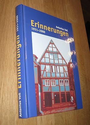 Seller image for Erinnerungen. 1931 - 2000 - MIT SIGNATUR for sale by Dipl.-Inform. Gerd Suelmann
