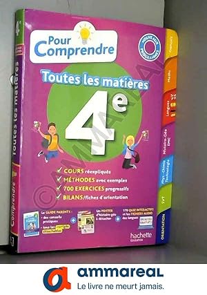 Imagen del vendedor de Pour Comprendre Toutes Les Matires 4E a la venta por Ammareal