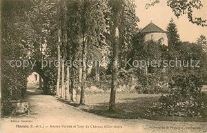 Postkarte Carte Postale 13774117 Manou Ancien Porche et Tour du Château XIIme siècle Manou