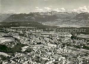 Postkarte Carte Postale 13771379 Rueti ZH Panorama Alpenblick